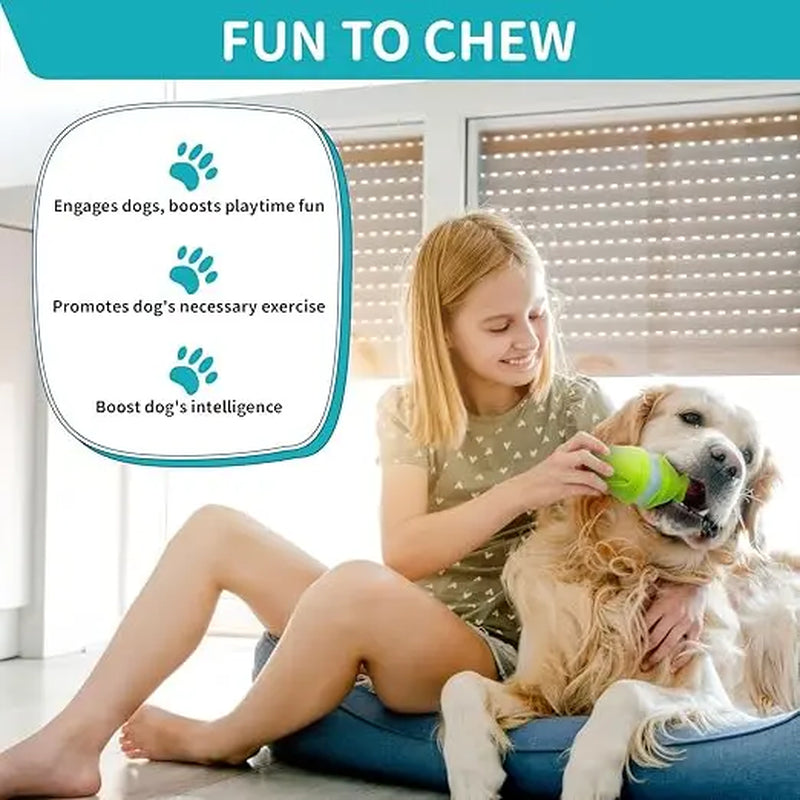 Woyamay Interactive Dog Toys: Durable Treat Dispenser and Bully Stick Holder for Aggressive Chewers, Puzzle Slow Feeder