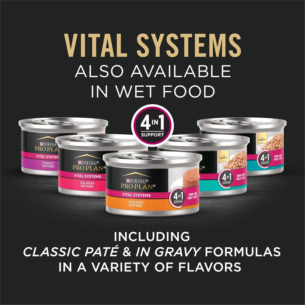 Purina Vital Systems Salmon and Egg Formula 4-In-1 Adult Dry Cat Food - 3 Lb. Bag
