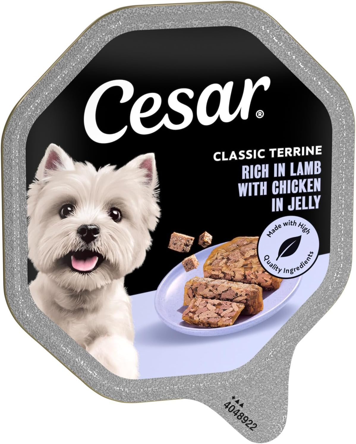 Classics Terrine - Wet Dog Food for Adult Dogs - Tray with Lamb and Chicken in Jelly - 14 X 150 G