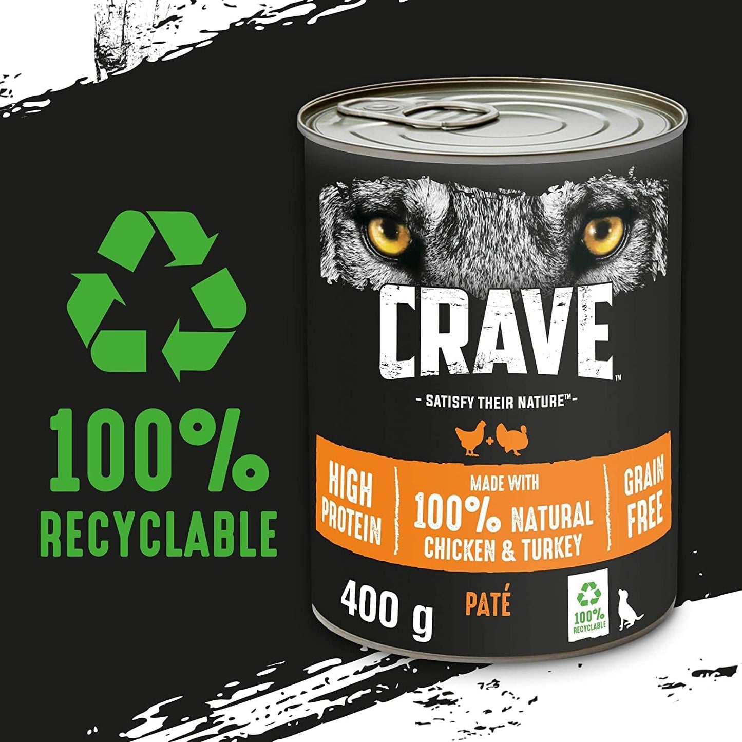 Chicken and Turkey in Loaf 6 X 400 G Cans, Premium Adult Wet Dog Food