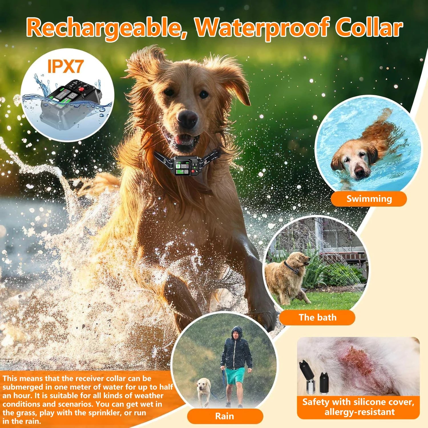 GPS-Based Wireless Dog Fencing System - Advanced Satellite Technology with Range of 15 to 2000 Meters