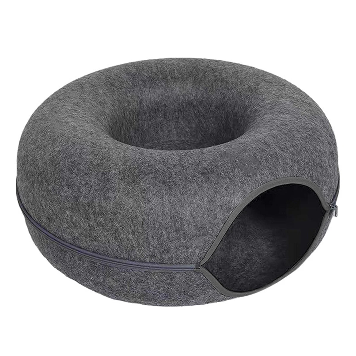 Interactive Cat Donut Tunnel Nest