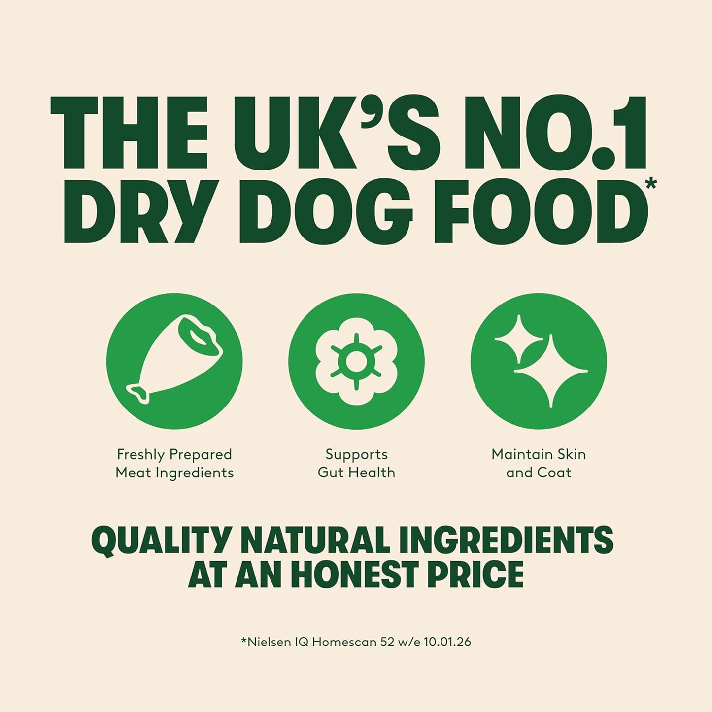 Complete Dry Adult Dog Food Salmon & Potato 18Kg - Made with All Natural Ingredients (Packaging May Vary)