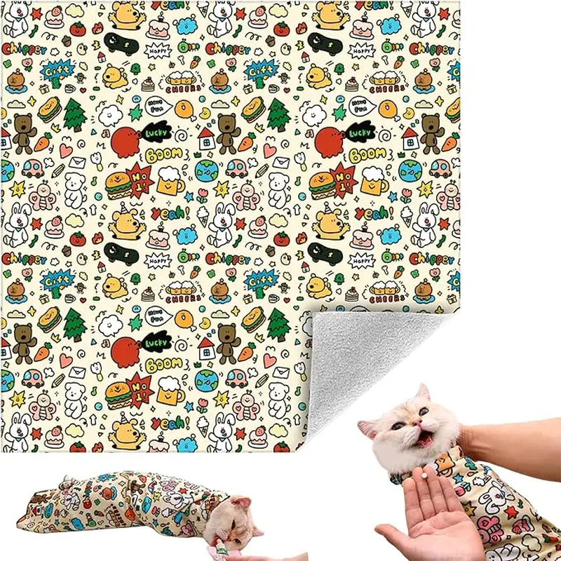 Reusable Cat Grooming Wrap