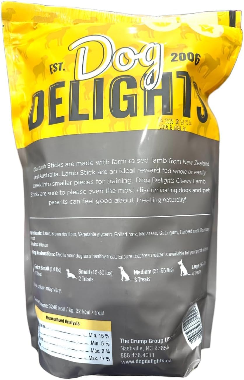 Chewy Lamb Sticks 44 Oz, 2-Pack