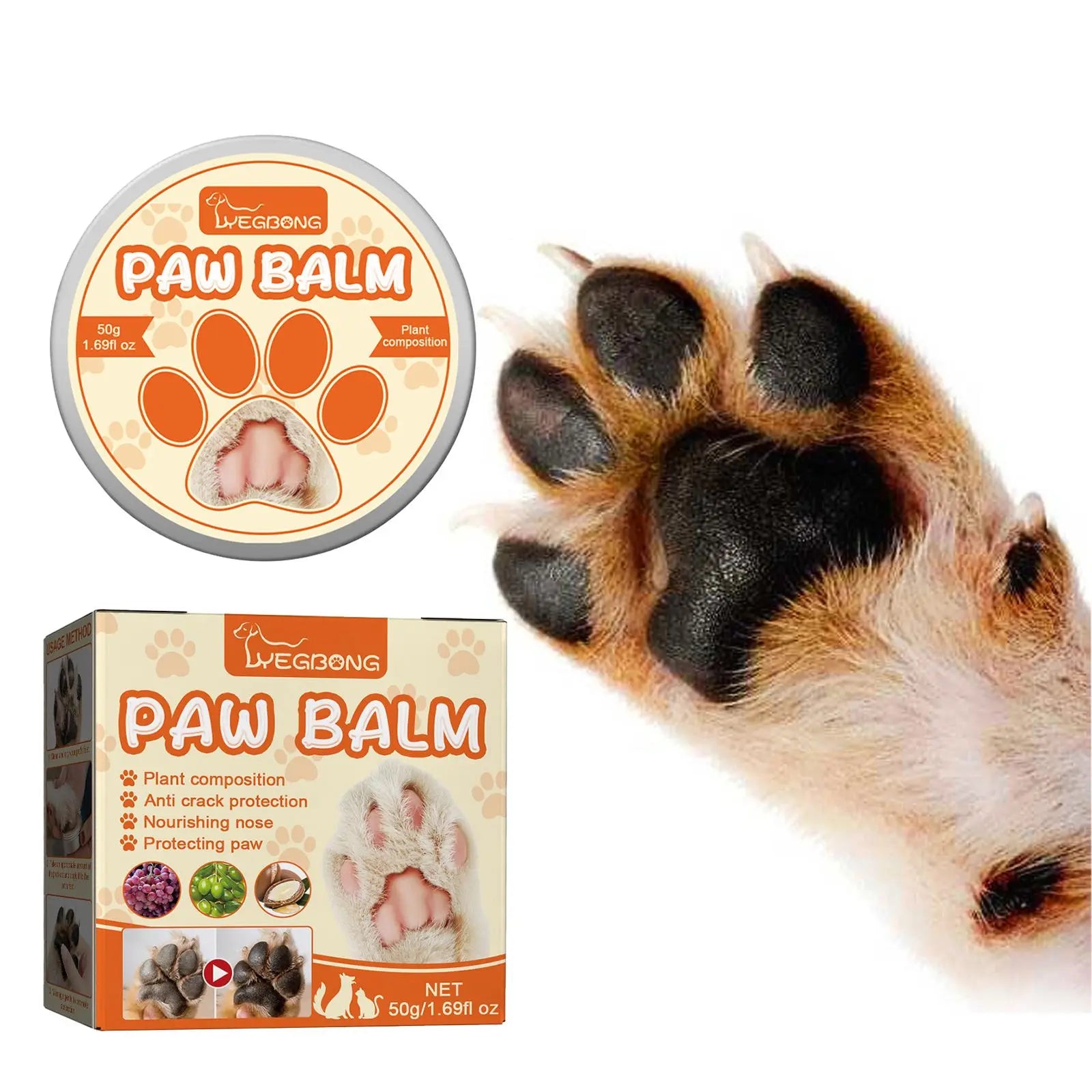 Pet Paw Moisturizing Balm for Dogs and Cats - Advanced Foot Care Cream