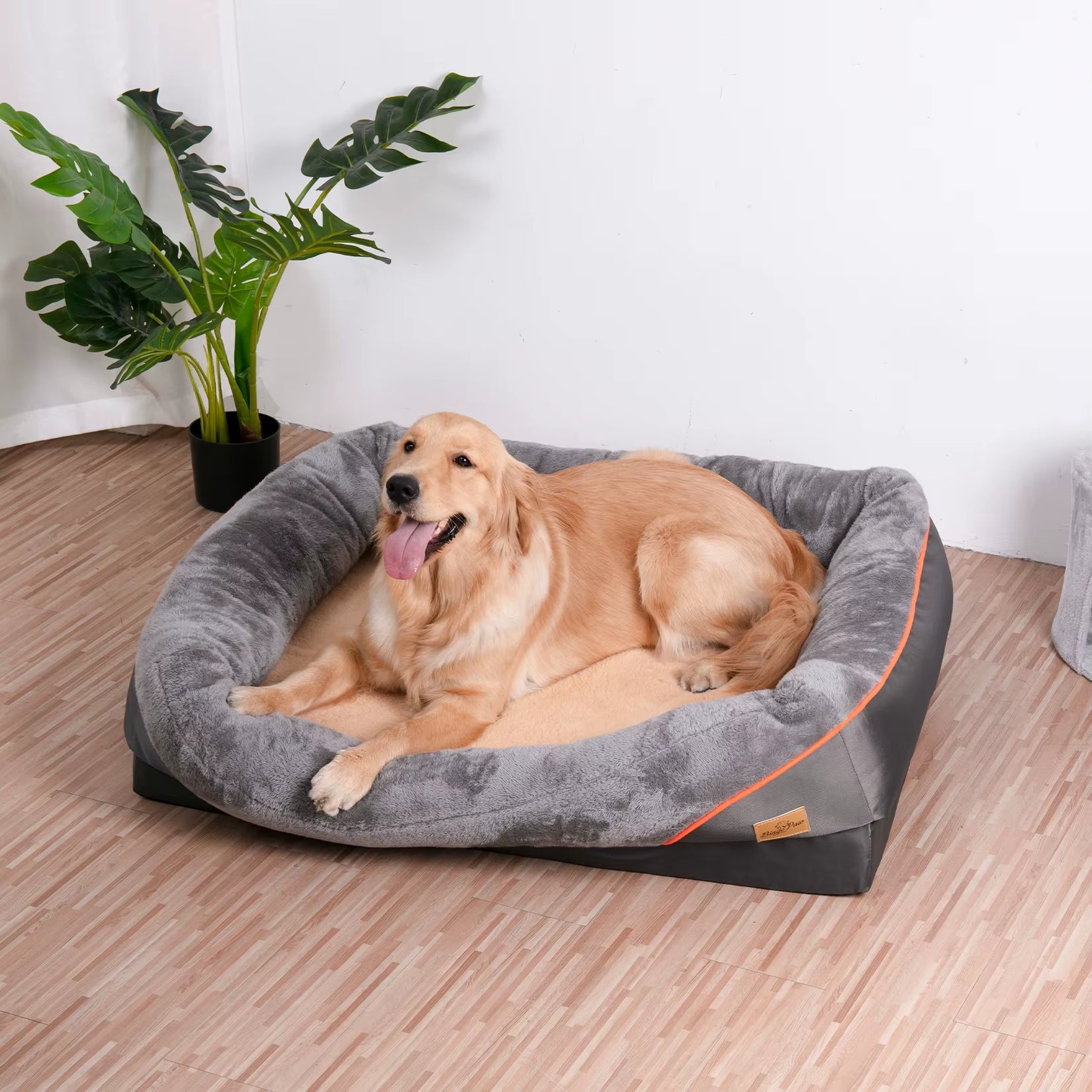 Jumbo Orthopedic Dog Bed Memory Foam Waterproof Mattress
