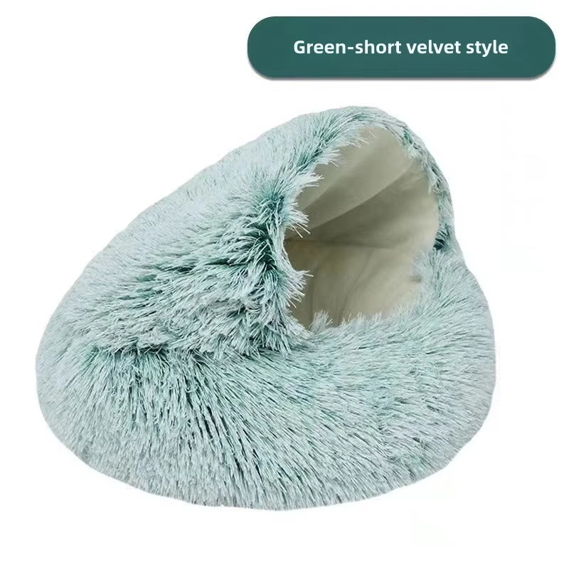 Cozy Enclosed Pet Bed