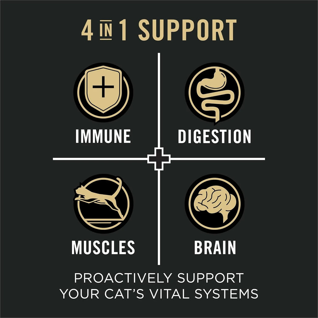 Purina Vital Systems Salmon and Egg Formula 4-In-1 Adult Dry Cat Food - 3 Lb. Bag