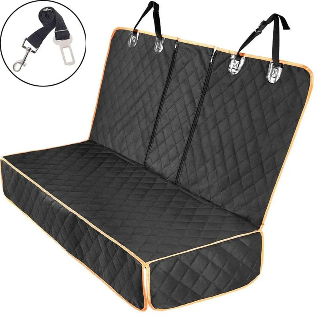 Dog Car Seat Cover Pet Travel Carrier Mattress Waterproof Dog Car Seat Protector with Middle Seat Armrest for Dogs
