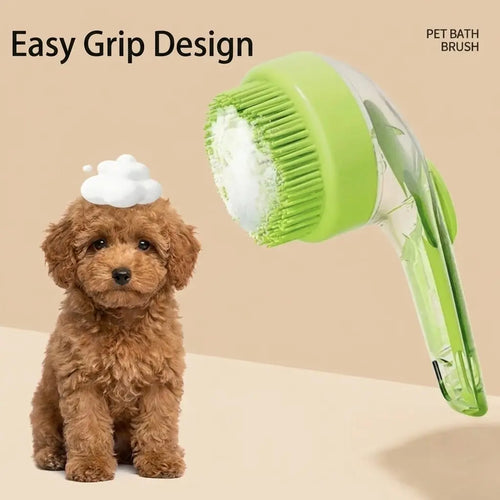 2-In-1 Pet Bath Grooming Brush