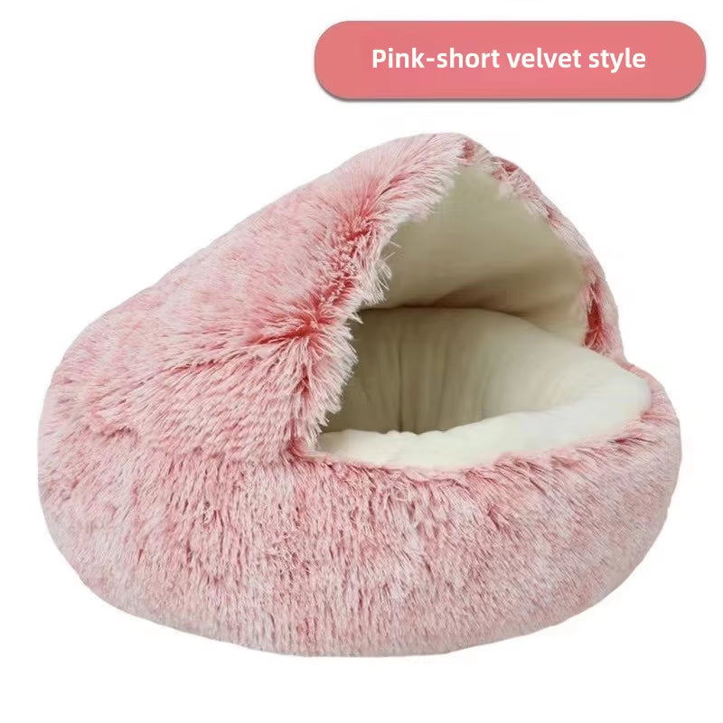 Cozy Enclosed Pet Bed