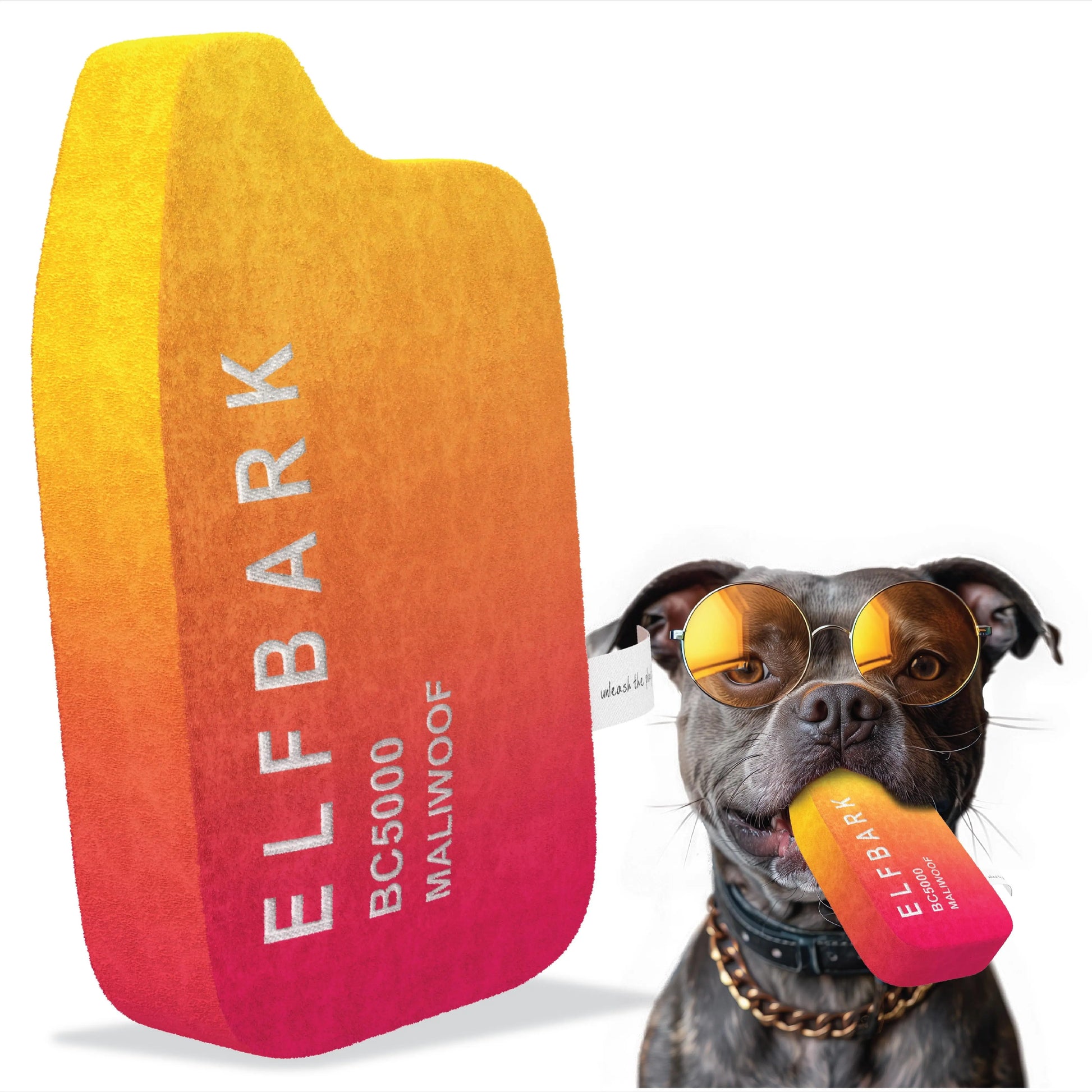Humorous Squeaker Dog Toy - Parody Design for Dogs of All Sizes
