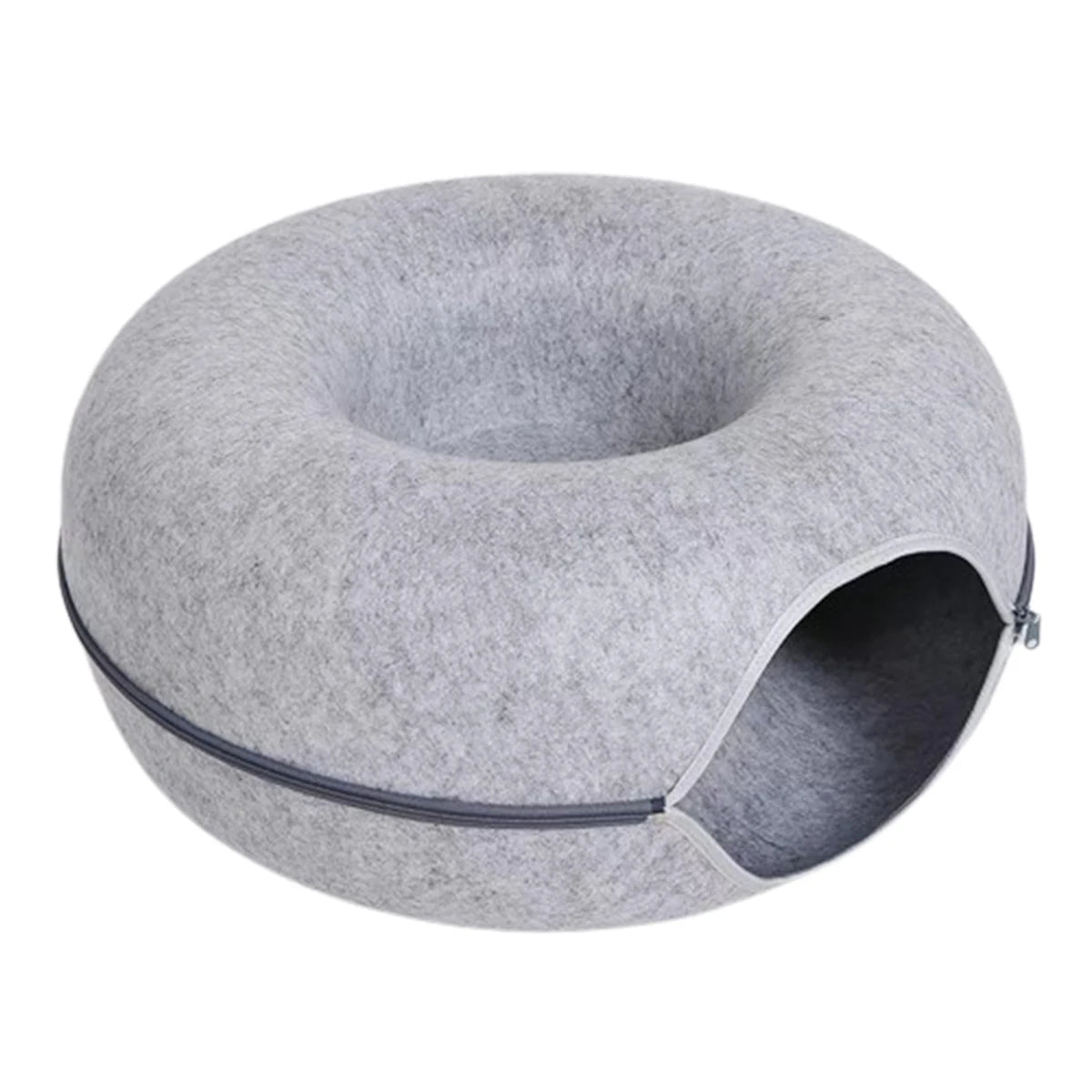 Interactive Cat Donut Tunnel Nest