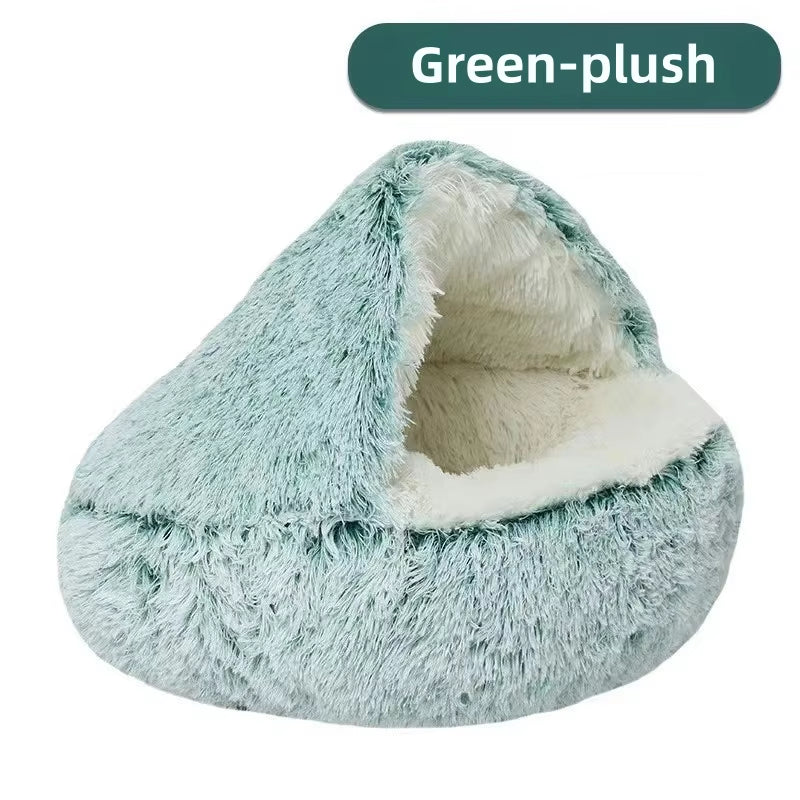 Cozy Enclosed Pet Bed