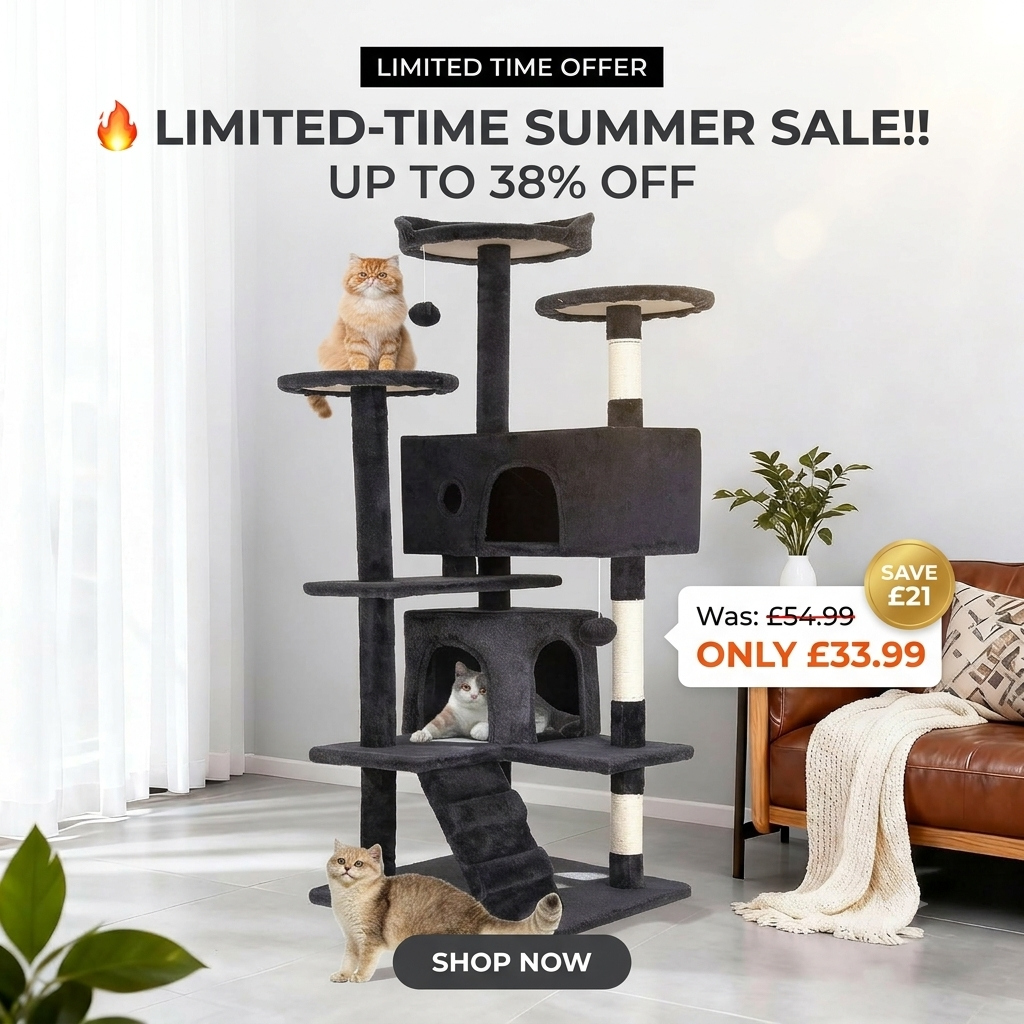 Multi-Level Cat Tree Tower