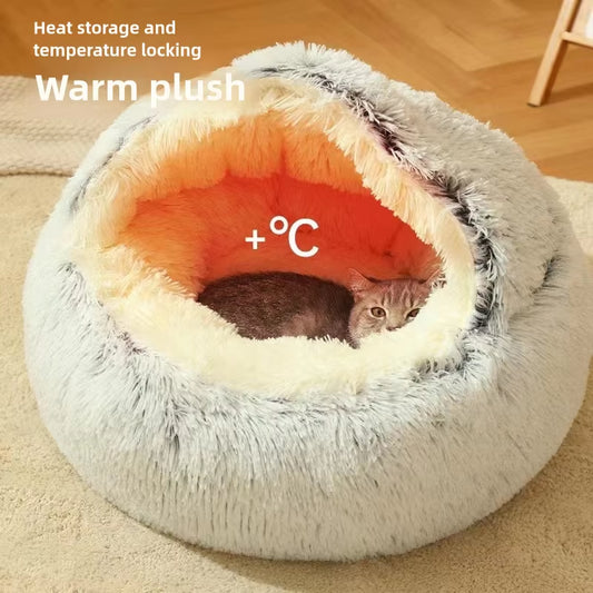 Cozy Enclosed Pet Bed