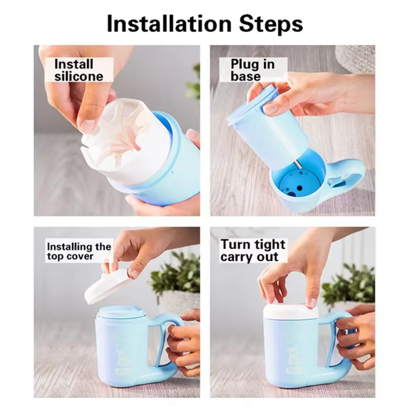 Outdoor Portable Dog Paw Cleaner Cup - Soft Silicone Foot Washer for Quick and Easy Paw Cleaning