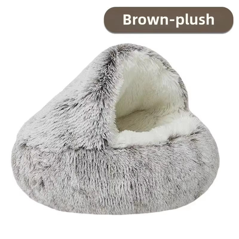 Cozy Enclosed Pet Bed