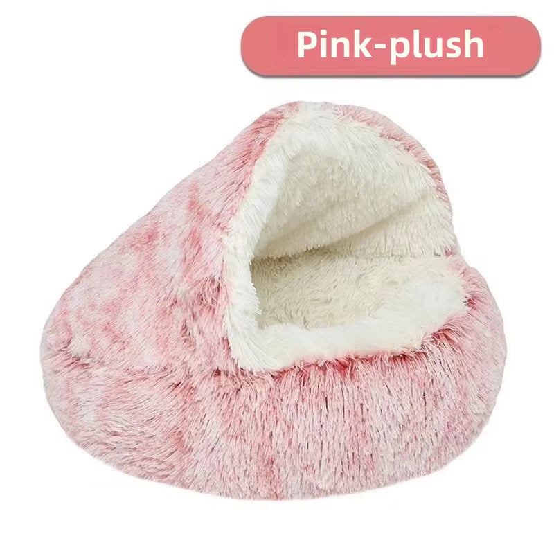 Cozy Enclosed Pet Bed