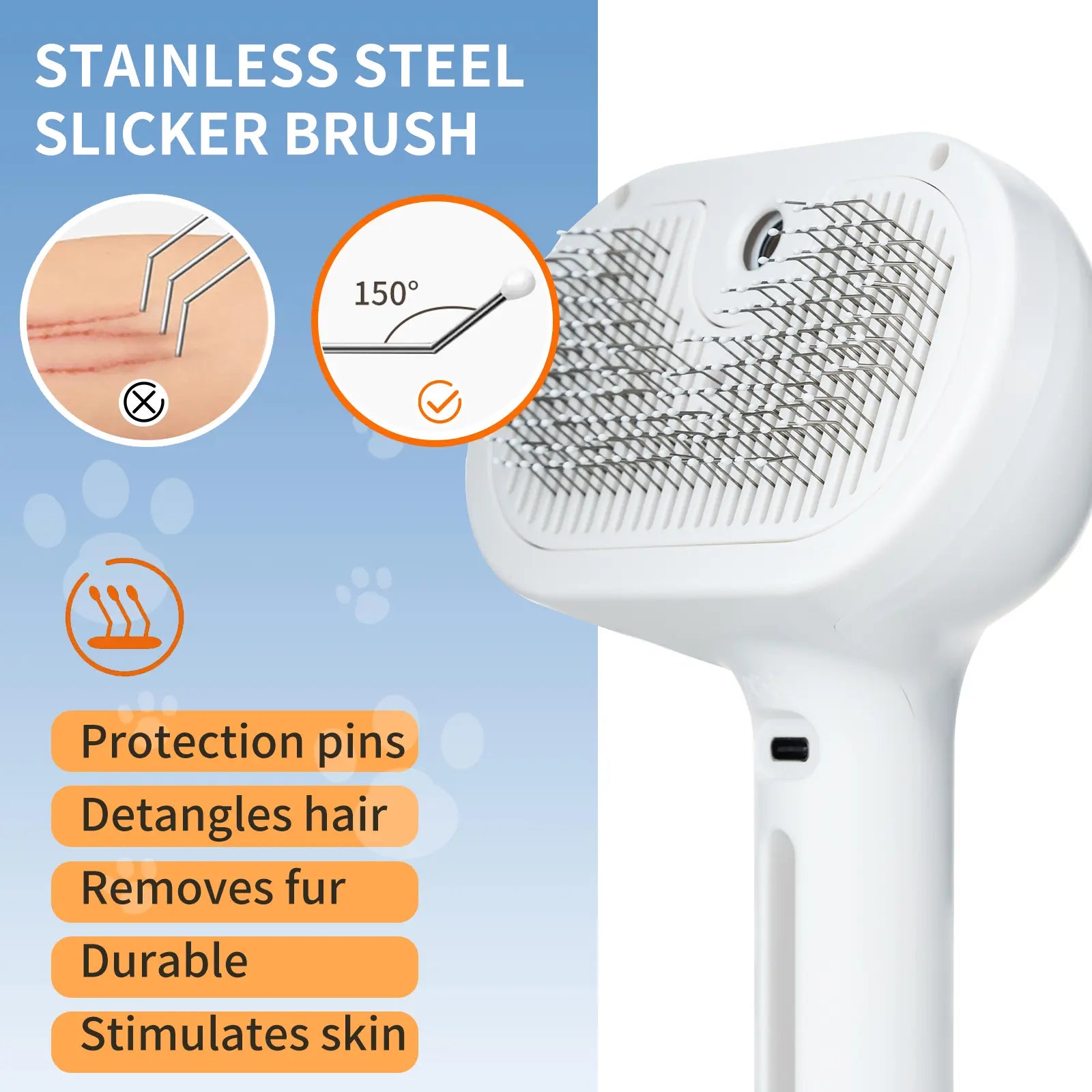 Catpick Pet Spray Hair Removal Comb with Odor Removal Functionality for Cats and Dogs