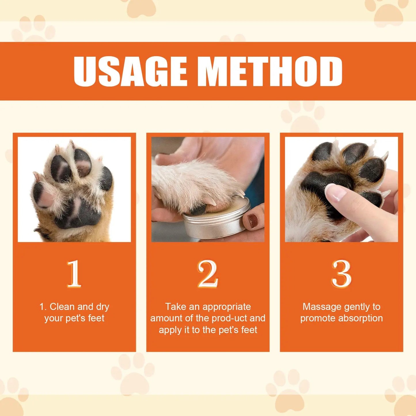 Pet Paw Moisturizing Balm for Dogs and Cats - Advanced Foot Care Cream