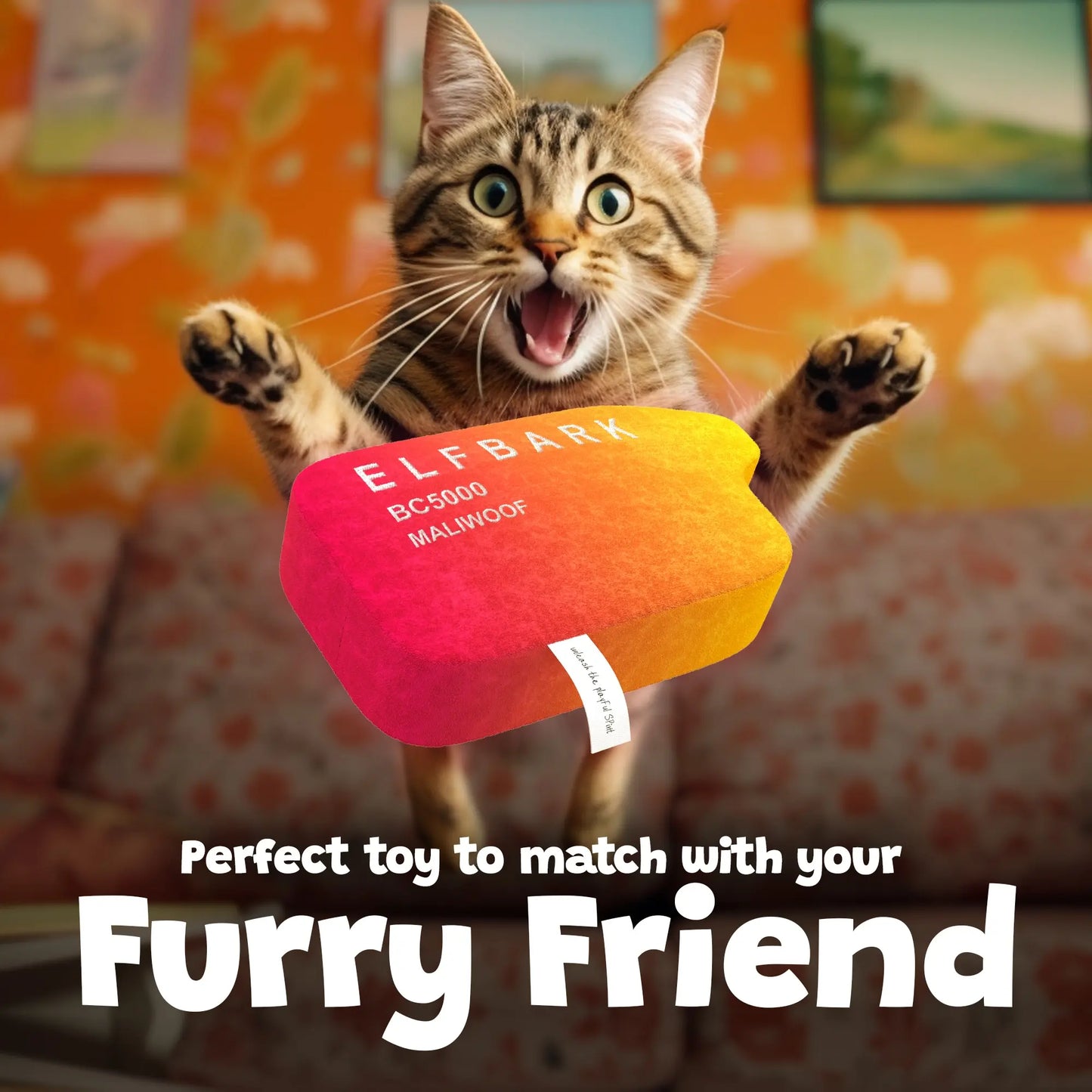 Humorous Squeaker Dog Toy - Parody Design for Dogs of All Sizes